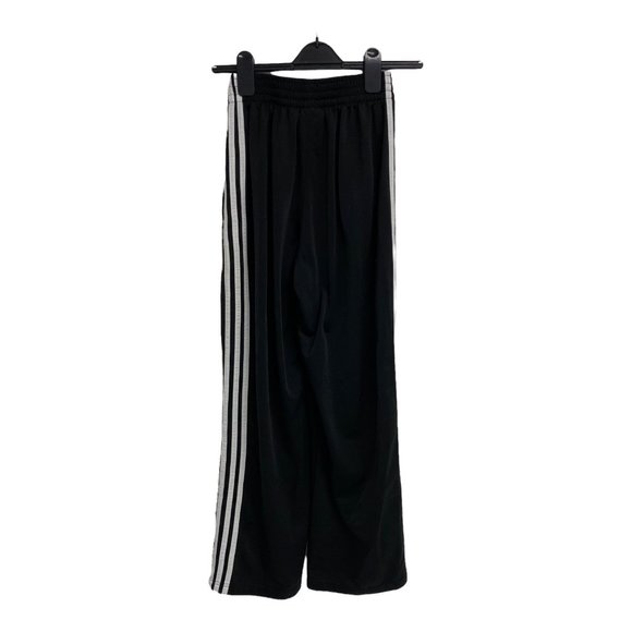 Adidas Men's Black Elastic Waist 3 Striped Straight Leg Sweatpants Size S - Picture 3 of 7